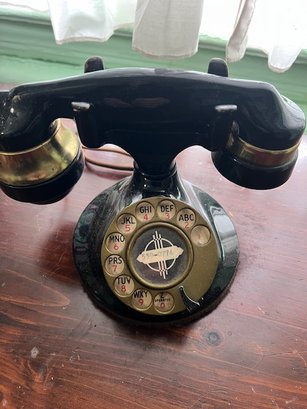 A Vintage Rotary Dial Rewired Phone