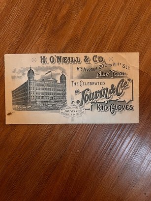 Envelope Advertisement For H O'Neill & Co, New York 6th Ave And 20th Street