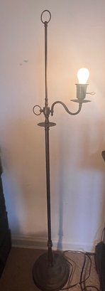 Antique Brass Floor Lamp ( Think We Found Glass Shade, Check Back Wednesday)