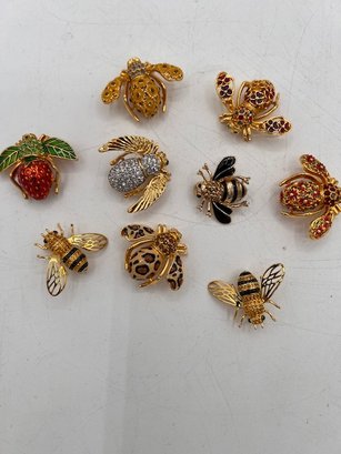 An Exceptional Joan Rivers Bumble Bee Brooch Collection!