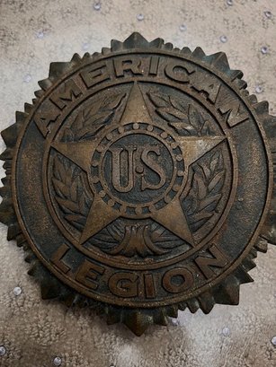 Bronze American Legion US Plaque 7' Diameter