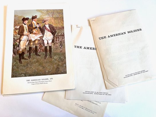 The American Soldier Prints From The Office Chief Of  Military History, The US Army