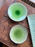 3 Hand Thrown Pottery And 2 Asian Plates ~ NYC Signed Etc