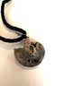 Silver Sloth Necklace On Leather Chain