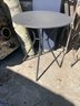 Black Cafe Table And 2 Chairs 24' DIAMETER Found A Second Chair!