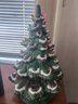 Ceramic 2 Piece Christmas Tree Works Approx 18' Tall