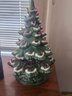 Ceramic 2 Piece Christmas Tree Works Approx 18' Tall