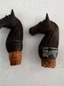 A Group Of 4 Hand Carved Made In Denmark Bottle Toppers/corks