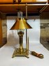 A Reproduction First Class Only SS Titanic 1912 (marked) Bedside Brass Lamp