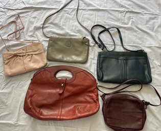 Group Of Vintage Everyday Leather Bags 5