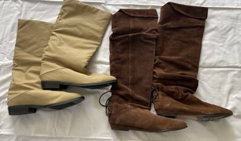2 Pair Women's Boots Size 6