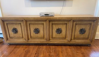 Exquisite MCM Sideboard ~ Solid Wood, Interior Lined Drawers  96' Long 31' Tall 20' Deep