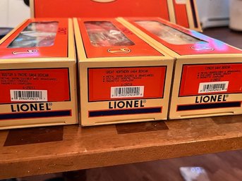 Lionel Trains 3 Piece Set Boxcar Series VI (135