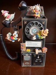Enesco Luster Fame Musical Telephone ' I Just Called To Say I Love YOU'