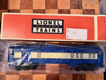 Lionel Train 6-9537 O Gauge Blue Comet 'halley' Combo Car (146)