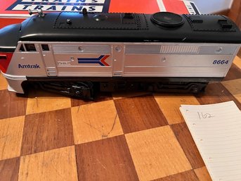 Lionel Train Line 8664 Amtrak Silver Black Red Alco A Unit 1976-77 (162)