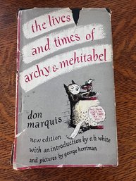 The Lives And Times Of Archy And Mehitable By Don Marquis