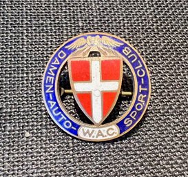 Damen Auto Sport Club W.A.C. Made In Vienna Enamel Pin