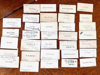 Great Group Of 33 Calling Cards/business Cards From Edgar Bell Bayside, NY