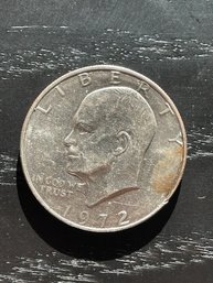 1972 Eisenhower Dollar #27