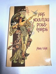 Alain Weil Art Nouveau Post Cards Barely Opened!  First Edition