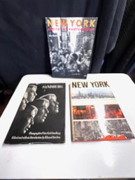 3 Books ~ New York Capital Of Photography  Carl Sandburg, Andreas Feninger