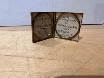 Miniature Brass Double Frame