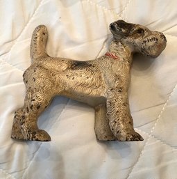 Fabulous Hubley Fox Terrier Cast Iron