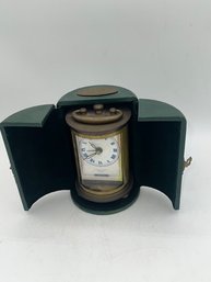 Berkley California Timeworks Clock In Green Case