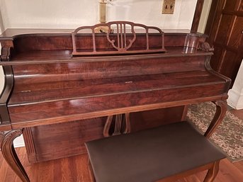 Sohmer & Co Upright Piano  Excellent Condition  With Light