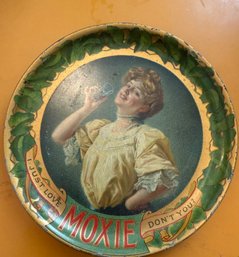 Antique Moxie Tip Plate