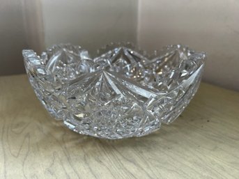 Stunning Antique Cut Crystal Bowl