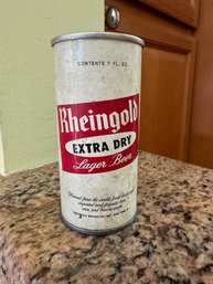 Vintage SEALED But Empty Rheingold Beer Can