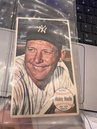 Mickey Mantle Smashes 15th Series Home Run Card