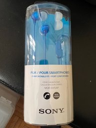 Sony Earbuds In Original Packaging