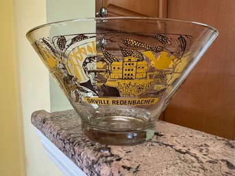 Orville Redenbacher Popcorn Glass Bowl