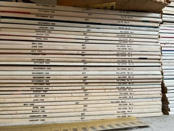 Large Stacks Of Ham Radio Magazines OST