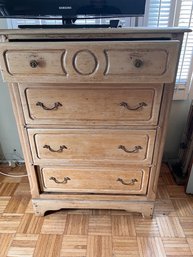 Solid Wood Upright Dresser Stripped