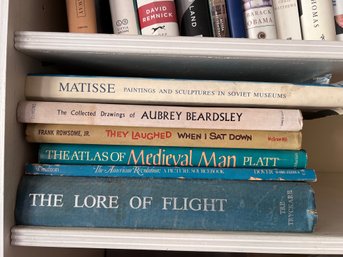 Group Of Art And Non Fiction Books, Including Matisse, Beardsley And The Lore Of Flight