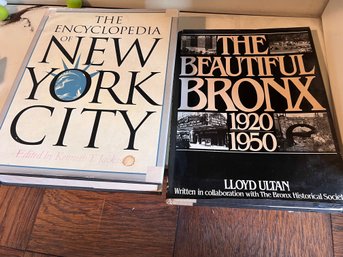 2 Coffee Table Books, The Encyclopedia Of New York City And The Beautiful Bronx, First Editions