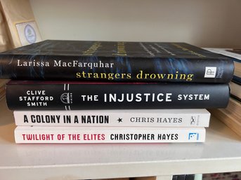 Group Of Non Fiction Books Including Chris Hayes Political