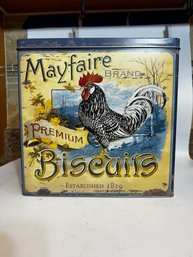 12' Rooster Tin Mayfair Biscuits