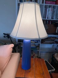 Nice Blue Table Lamp Ceramic Base