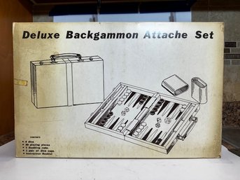 Original Deluxe Box For Leather Cased Attache Backgammon Set