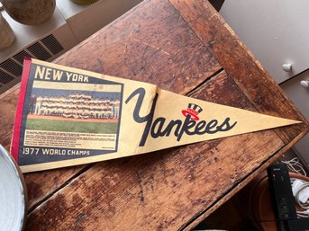 1977 Yankee World Champs Pennant