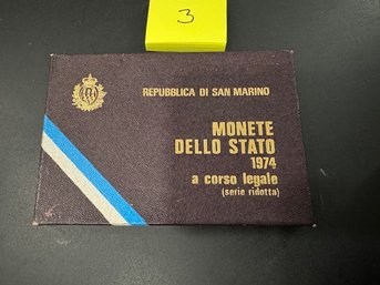 Republic Of San Marino Monete Bello Stato 1974 A Corso Legale