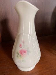 Exceptional Porcelain Rose Bud Vase By Irish Parian Donegal China