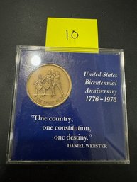 The Spirit Of '76 United States Bicentennial Coin 1776-1976John Adams