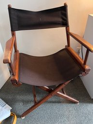 Solid Canvas And Teak Director's Chair