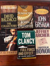 First Edition Crime, Mysteries, Adventure Grisham, Archer, James, Clancy, Baldacci